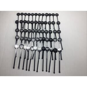 Lot of 60 Vintage Smirnoff Silver 90.4 Sterling Martini Swizzle Sticks 1970s